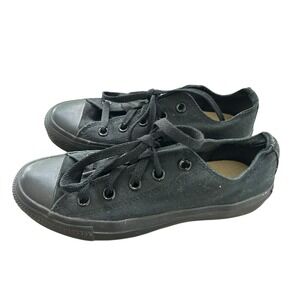 Unisex Converse Chuck Taylor All Star Ox LOW Black Monochrome 4 6